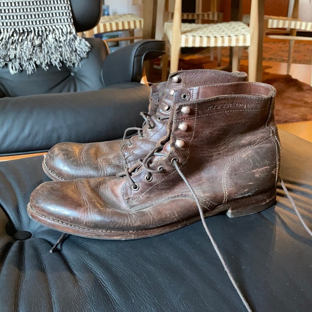 Vintage Wolverine 1000 mile boots